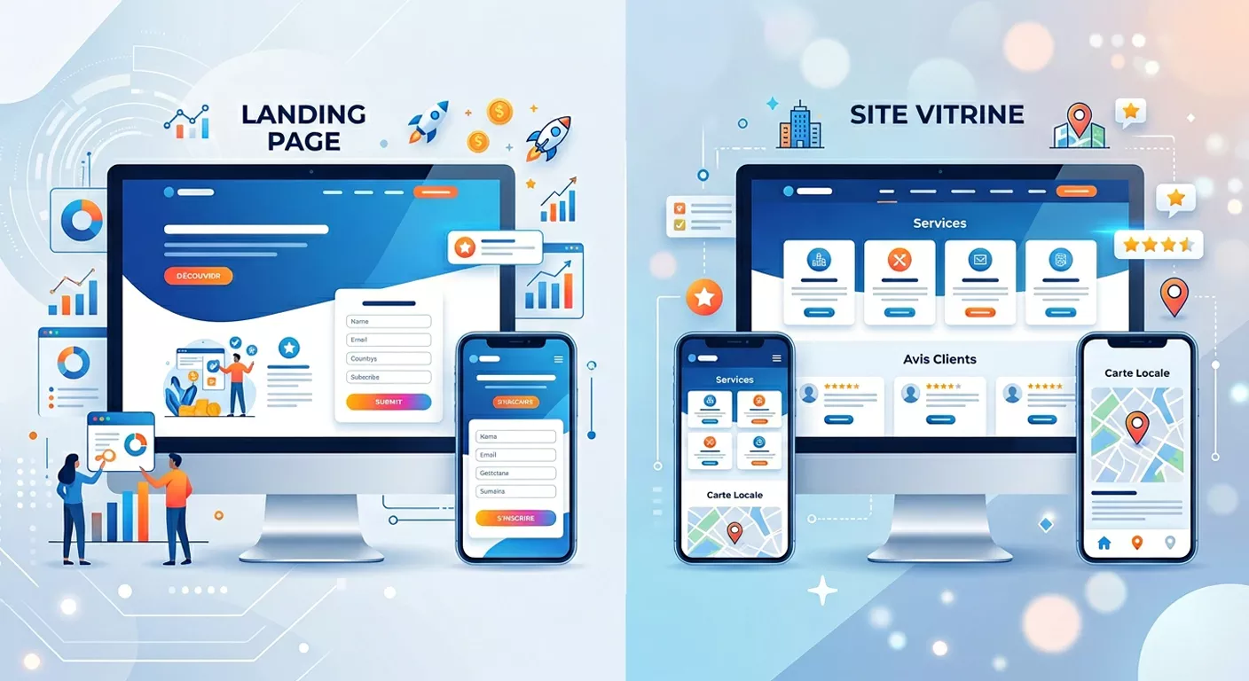 Site web ou page de vente : faire le bon choix pour convertir plus de clients