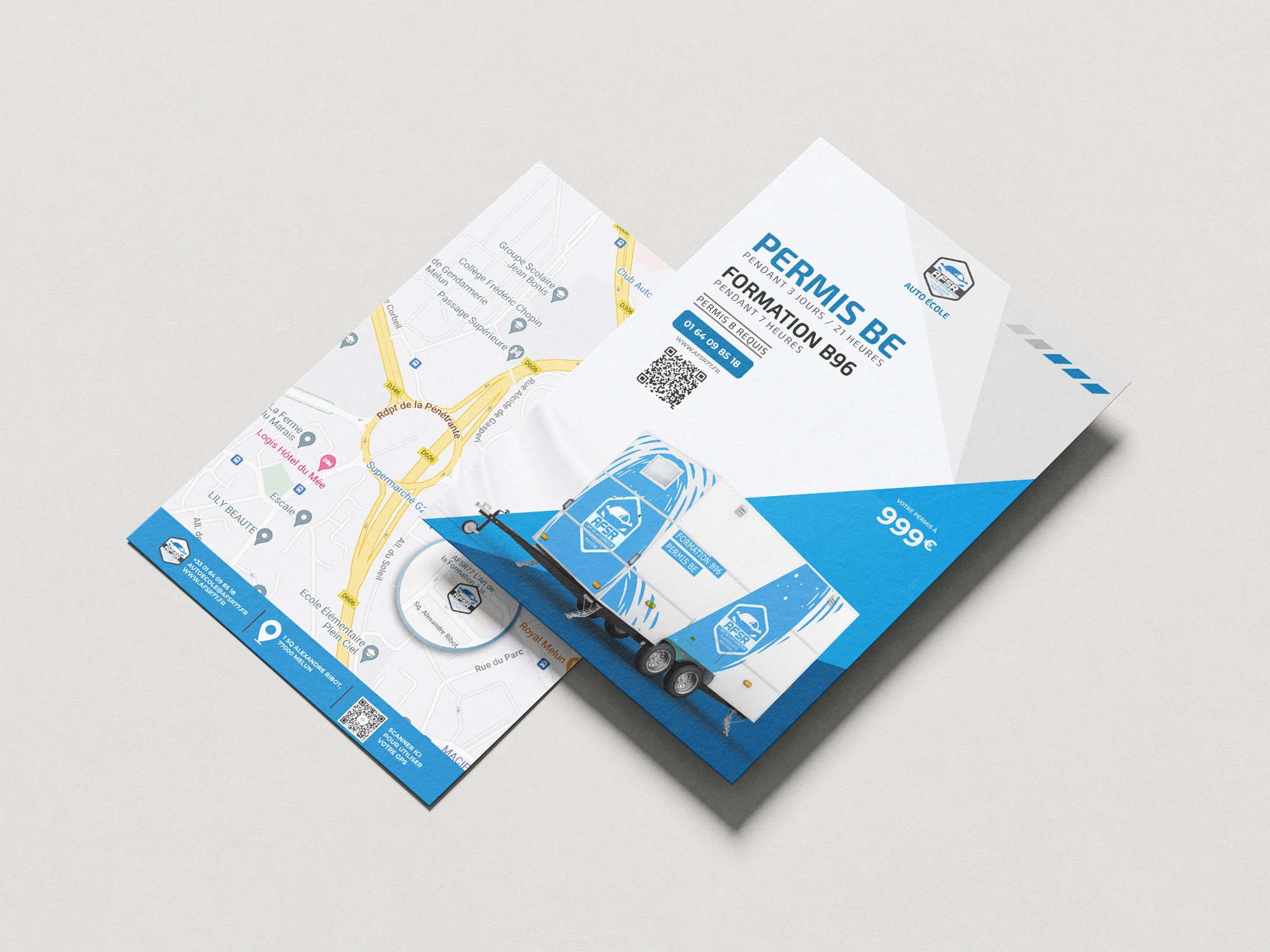 Flyer pour Formation permis remorque