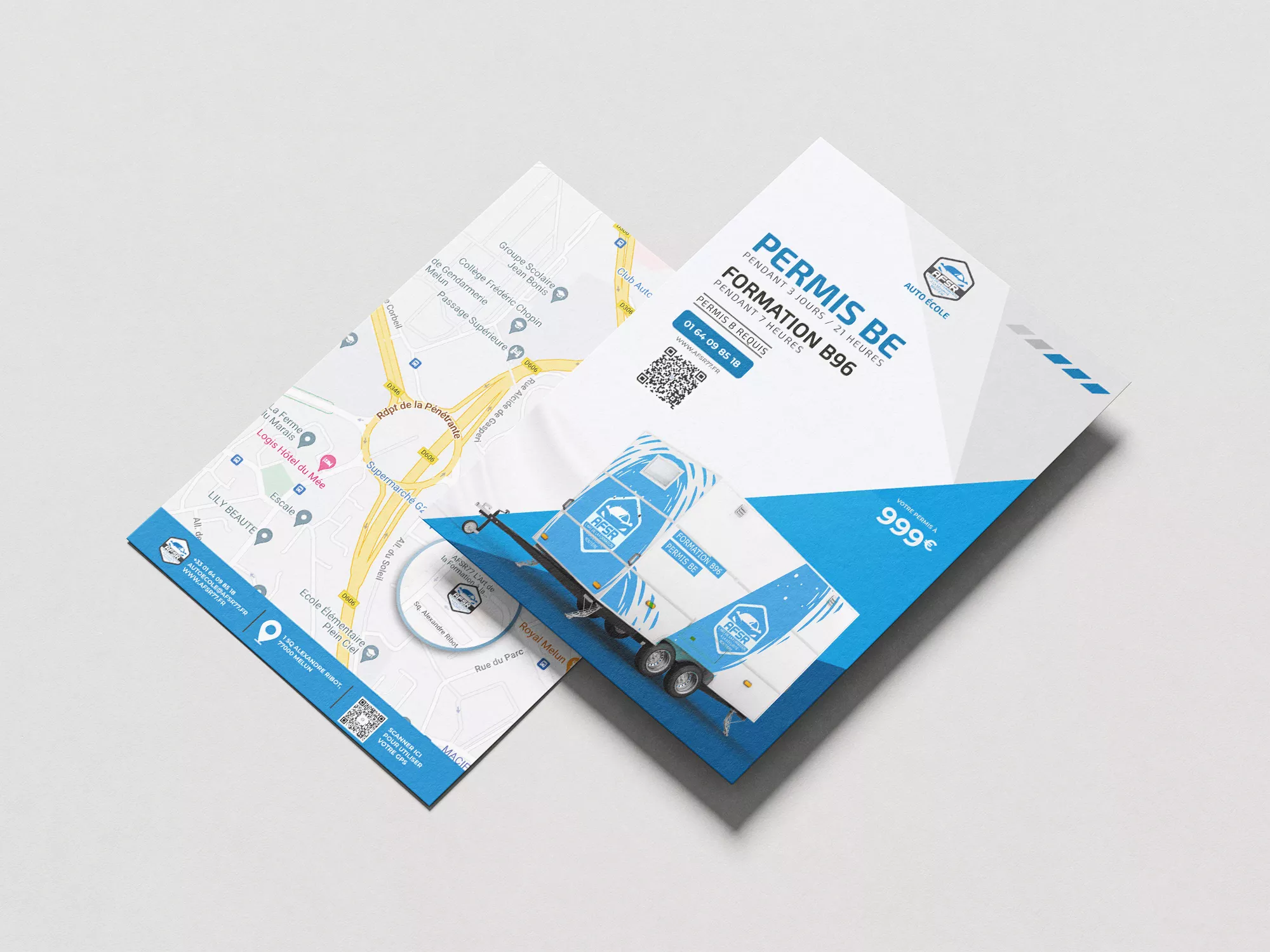 Flyer pour Formation permis remorque
