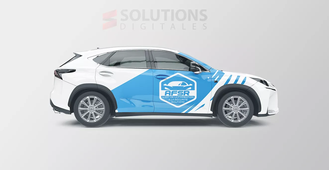 Habillage voiture auto école