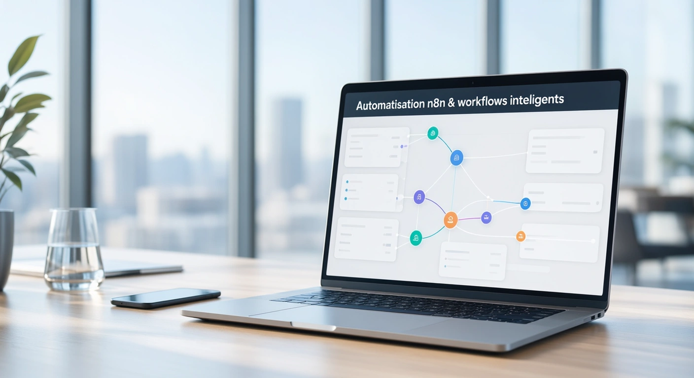 Automatisation n8n pour entreprise à Melun workflow CRM email WhatsApp