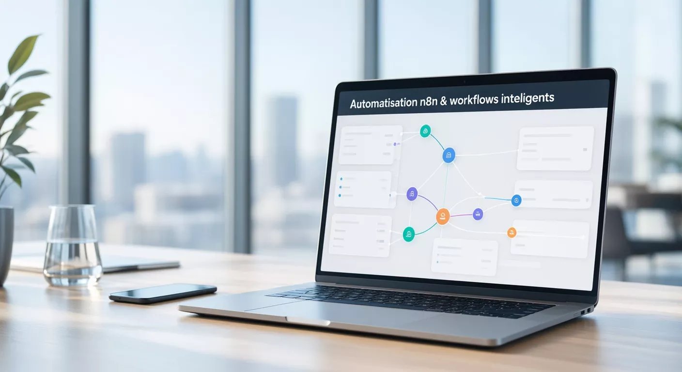 Automatisation n8n pour entreprise à Melun workflow CRM email WhatsApp